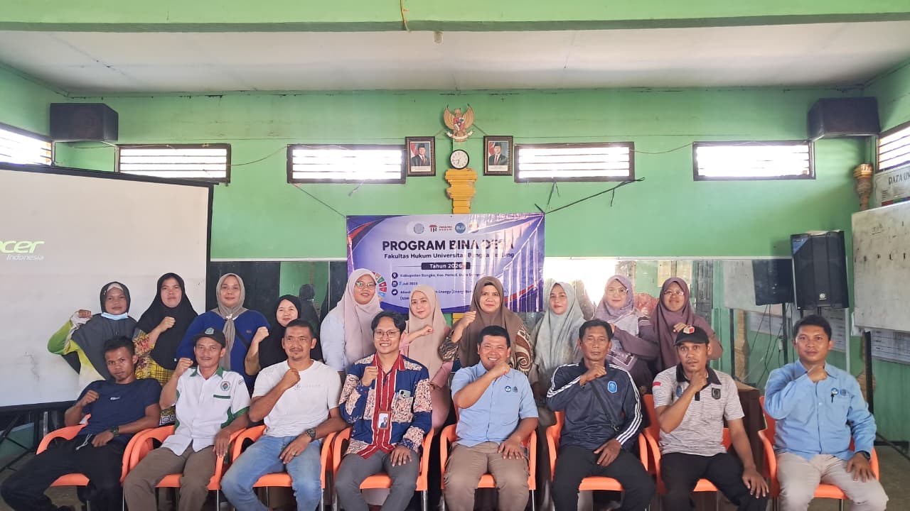 Program Bina Desa dari Fakultas Hukum Universitas Bangka Belitung Tahun 2026 tema Afordable and Clean Energy (Energi Bersih dan Terjangkau SDGs 7)