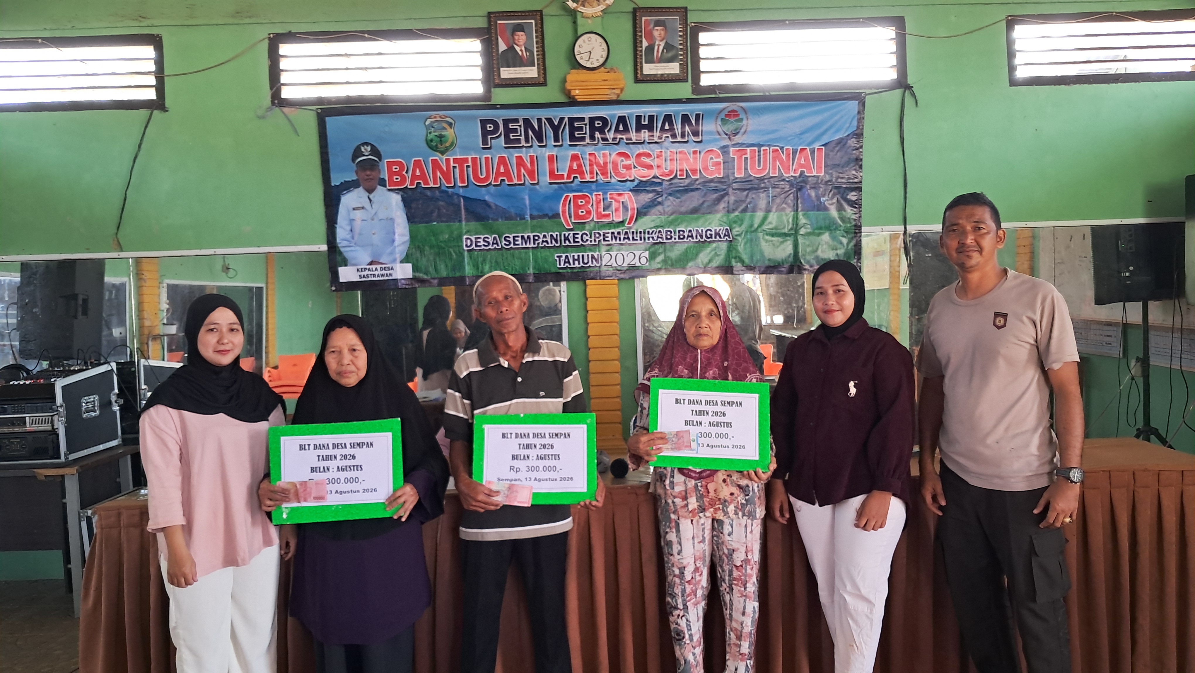 Pembagian Bantuan Langsung Tunai (BLT) Dana Desa bulan Agustus Tahun 2026