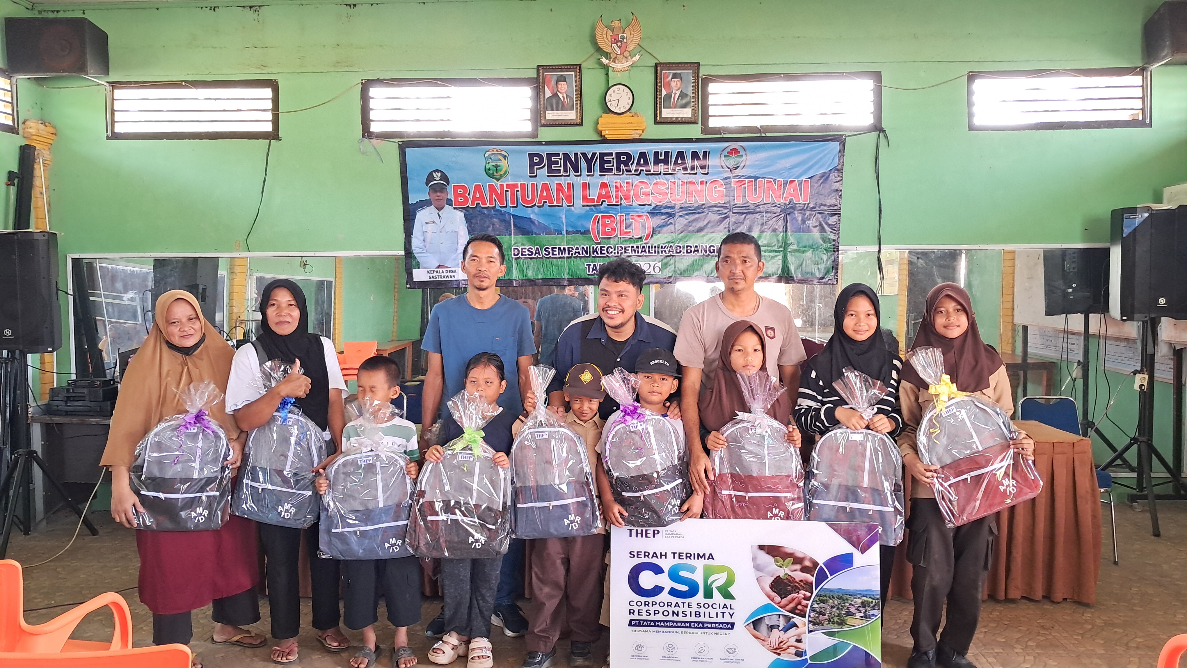 Bantuan CSR dari PT. THEP
