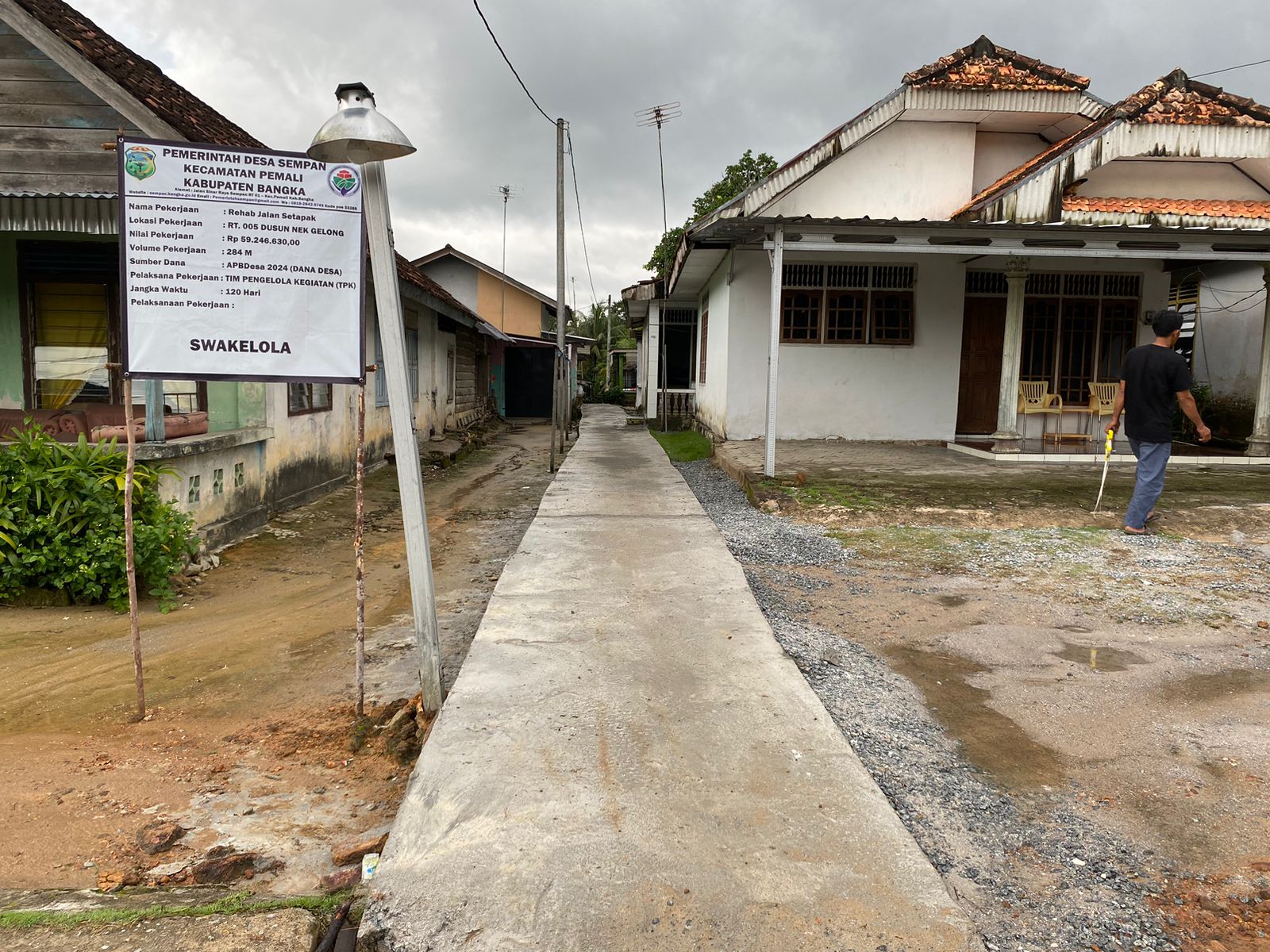 Peningkatan Jalan Pembangunan Pemungkiman Jalan Desa