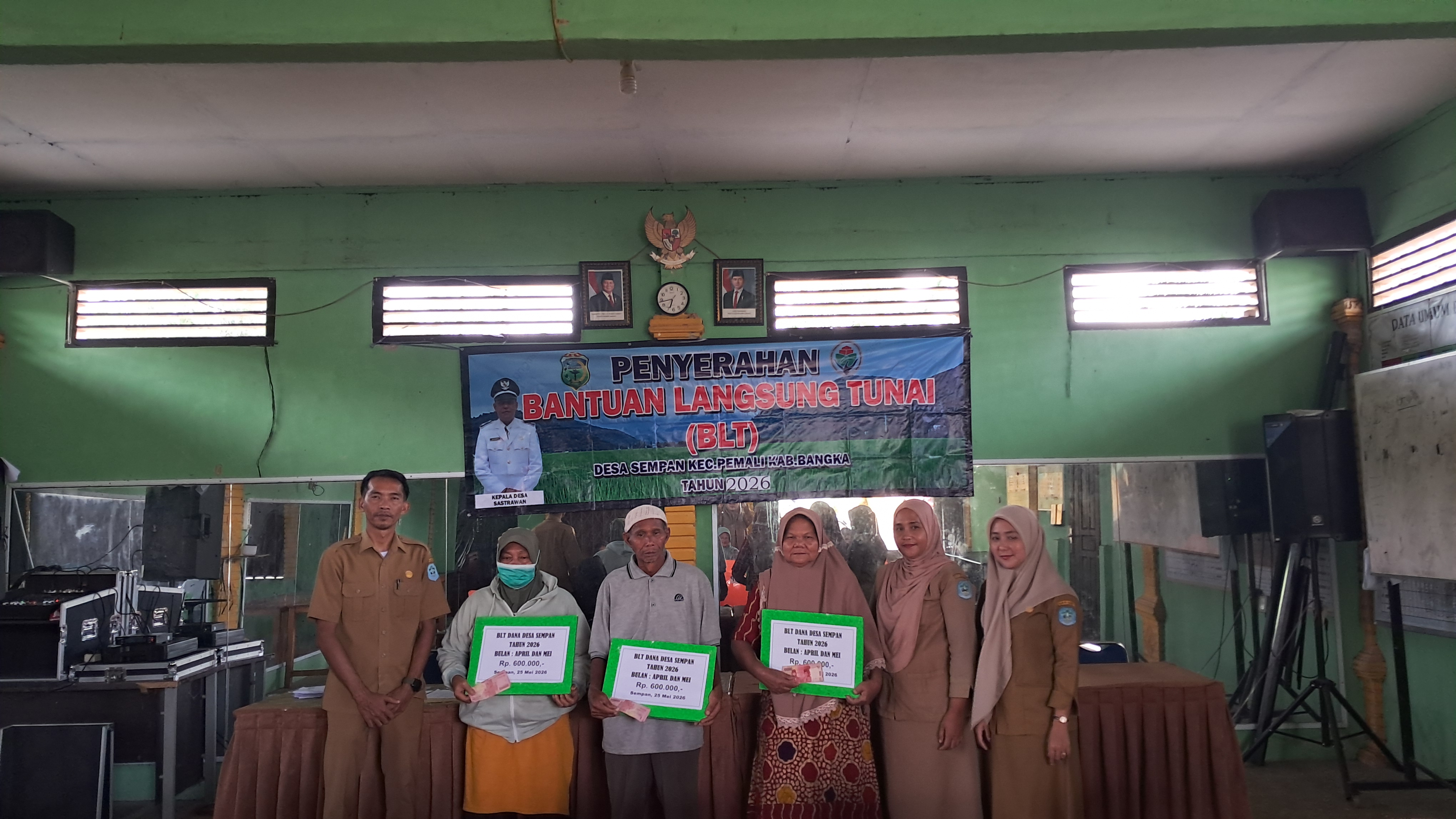 Pembagian Bantuan Langsung Tunai (BLT) bulan April dan Mei Tahun 2026